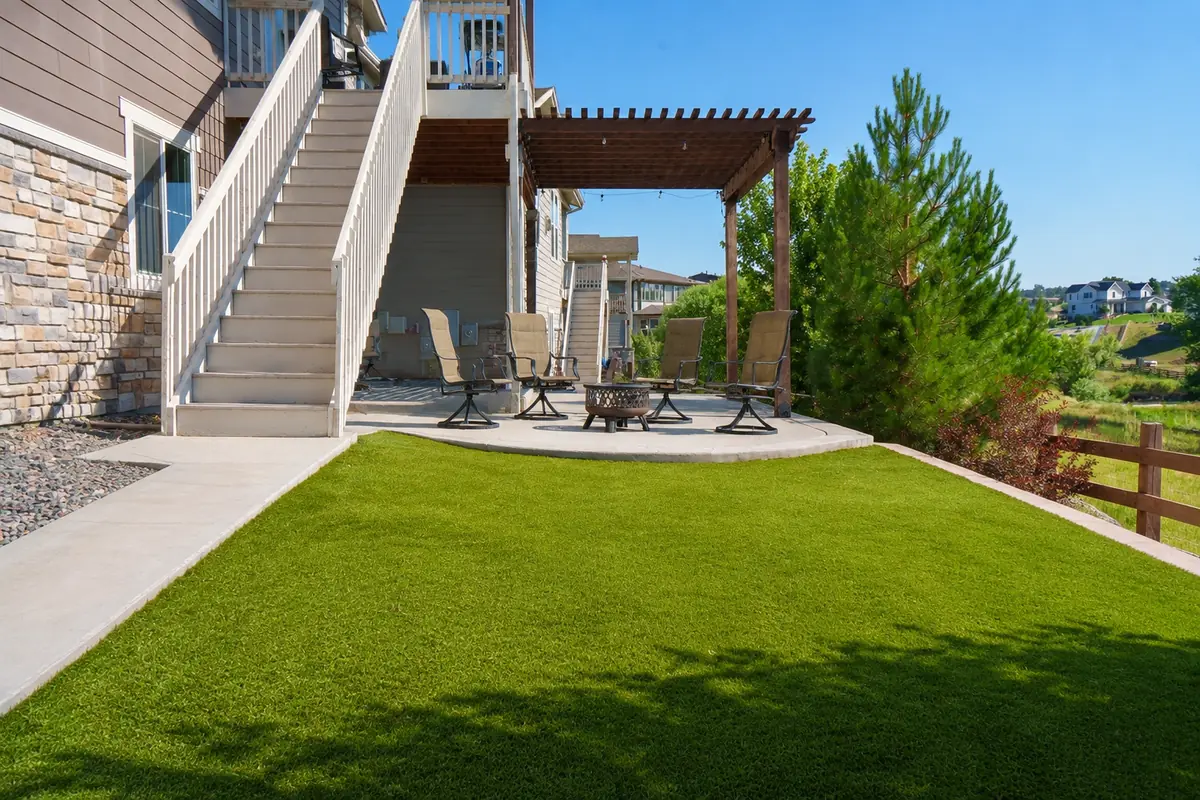 Custom backyard pergola